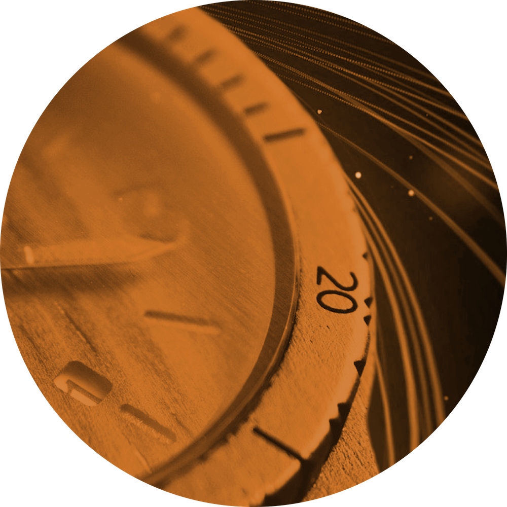 Watchface and fibre optic cables