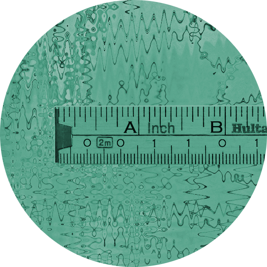 Ruler measuring energy waves